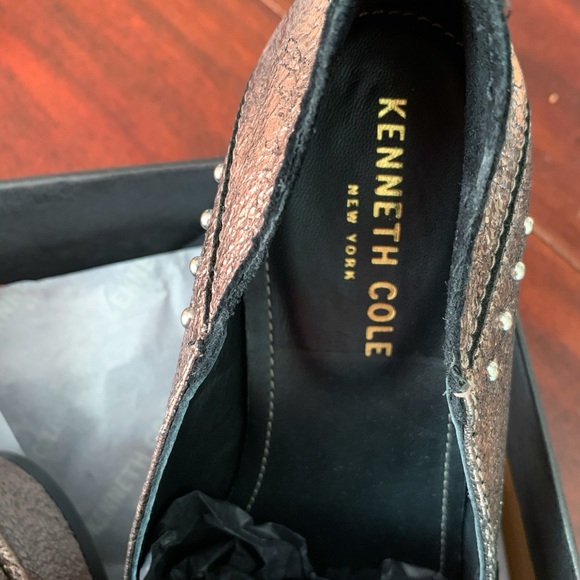 NEW Kenneth Cole Bowan Convertible Metallic Loafer - Picture 4 of 7